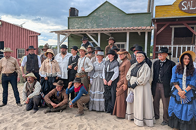 Prova generale dello spettacolo western